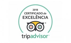 2018 Certificate of Excellence by TripAdvisor