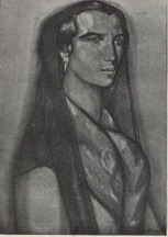 "Augusta planter" by Basque Painter Gustavo de Maeztu. Serra's photo. Vell i Nou magazine 1915.