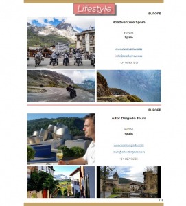 Aitor Delgado Tours in The Ultimate Travel Guide 2023 by World Luxury Travel Awards Magazine