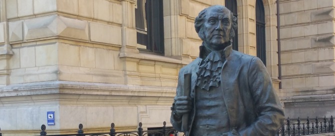 John Adams monument in Bilbao - Basque Country
