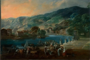 View of El Arenal in Bilbao. c. 1783-1784. Luis Paret. Bilbao Fine Arts Museum, Basque Country
