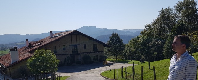 Aitor Delgado in Basarole Basque House - Basque culture 2025