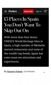 Aitor DelgadoTours in Forbes 2025 by Ramsey Qubein
