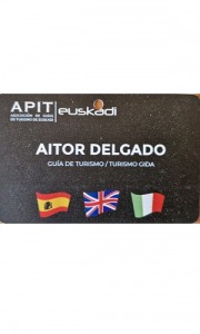 Basque Tour Guide Association Card - APITE - Aitor Delgado