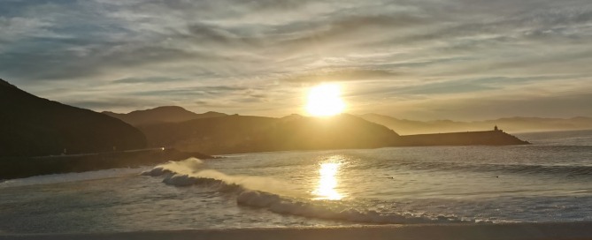 Basque coast leaving Guetaria - Basque culture April 2025