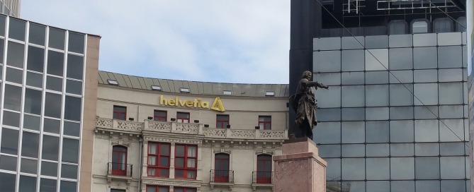 Lopez de Haro statue - Circular Square - Bilbao with Aitor Delgado Basque culture Tours